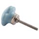 Turquoise Flower Ceramic Dresser Knob Online